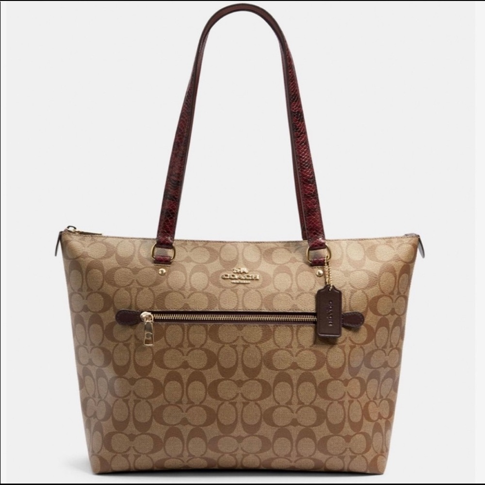 Coach Gallery Tote in Signature Canvas